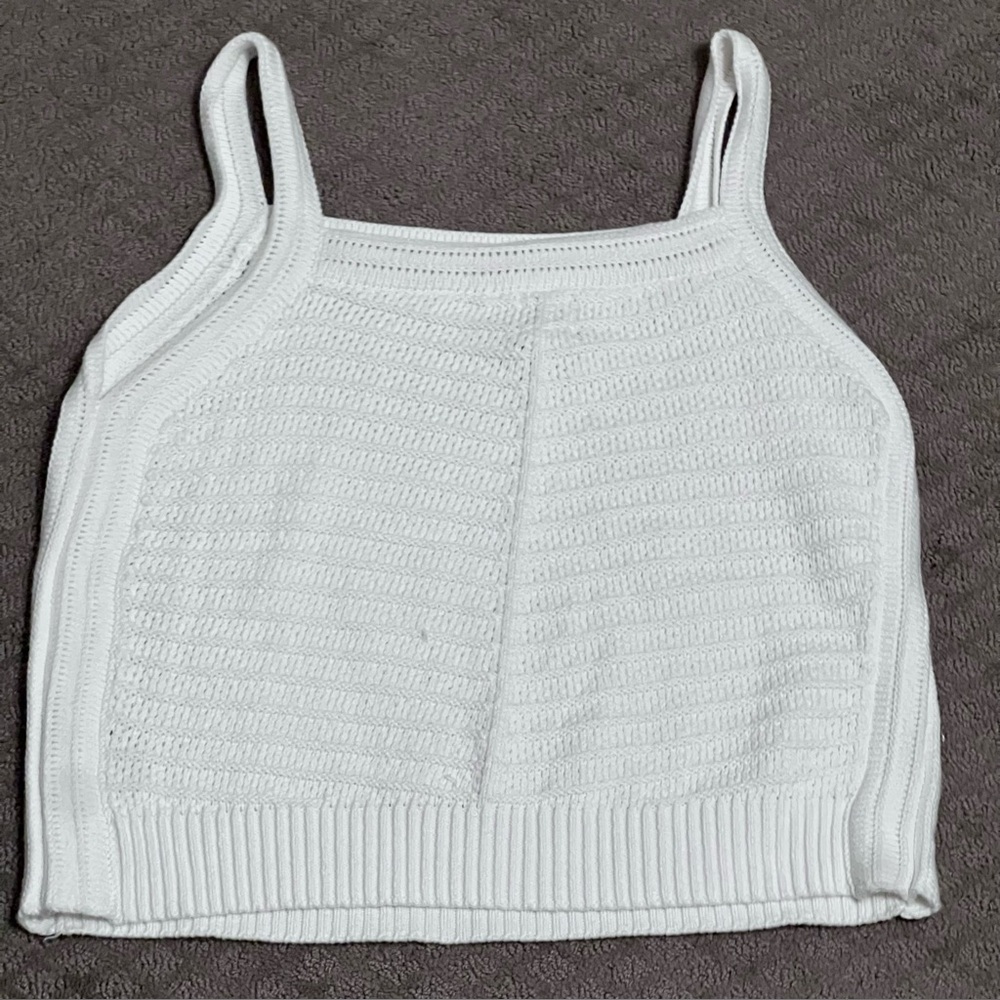JOIE Women’s White Knit Camisole Tank Top - Size Large